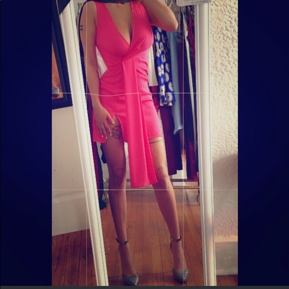 Fiery Pink Bodycon